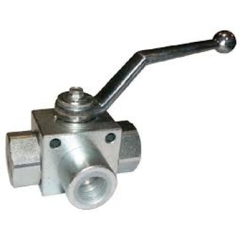 Hydraulic Ball Valve Three  Way L Type Ported (5000PSI)